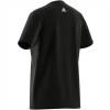 T-shirt nera adidas ragazzo Essentials