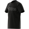 T-shirt nera adidas ragazzo Essentials