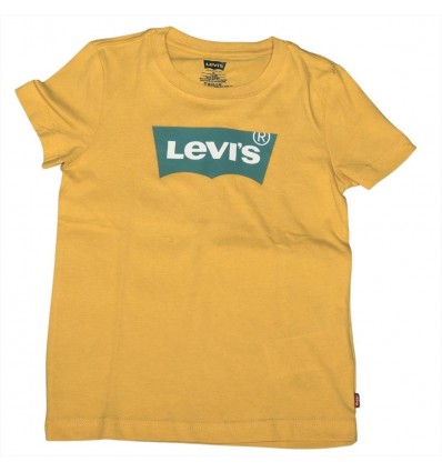 T-shirt Levi's Bambino Yolk Yellow con Logo Stampato