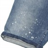 Bermuda Denim Jeans per bambino con macchie