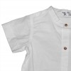 Set bambino Salopette Gessata e Camicia Bianca con Colletto Coreana