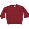 Maglioncino ragazzo color bordeaux.