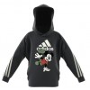 Felpa Felpa Disney Mickey Mouse con cappuccio logo adidas