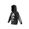 Felpa Felpa Disney Mickey Mouse con cappuccio logo adidas