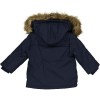 Giubbino parka bambino color blu scuro