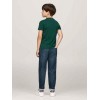 T-Shirt AESSENTIAL COTTON REG TEE SS VERDE Tommy Hilfiger nera