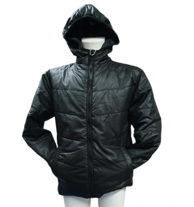 Giubbotti parka nylon ragazzo unisex nero