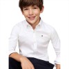 Camicia ragazzo della Tommy Hilfiger bianca