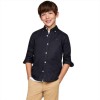 Camicia ragazzo blu della Tommy Hilfiger