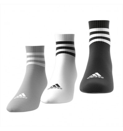 Calze unisex Adidas Ankle Socks - Nero, Bianco e Grigio