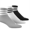 Calze unisex Adidas Ankle Socks - Nero, Bianco e Grigio