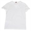 T-shirt Bianca a Maniche Corte con Logo HILFIGER per Bambino