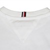 T-shirt Bianca a Maniche Corte con Logo HILFIGER per Bambino