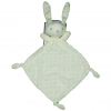 Doudou Neonato Orsetto bianco 25x25 cm