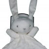 Doudou Neonato Orsetto bianco 25x25 cm